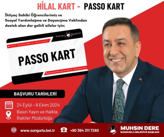 ”Paso Kart” Uygulamamız Başlıyor